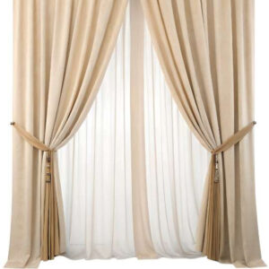 Rèm vải hoa văn cổ điển